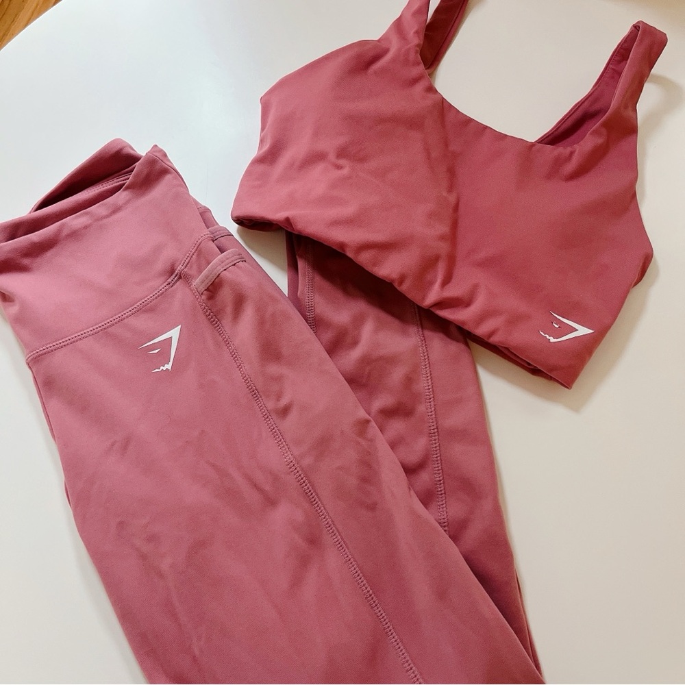Gym Shark Leggings + Sports Bra Set